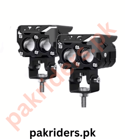 HJG Dual Color Motorcycle Headlight LED 3000K 6000K