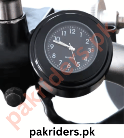 22-25mm Motorcycle Handlebar Mount Clock – Waterproof Luminous Quartz Watch