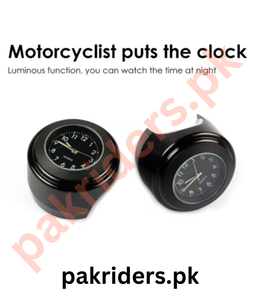 85 22-25mm Motorcycle Handlebar Mount Clock – Waterproof Luminous Quartz Watch - Image 3