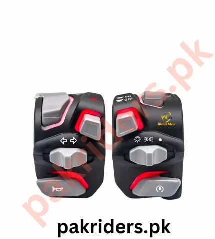 Motorcycle Universal Assembly With Red DRL Light (SA-02)